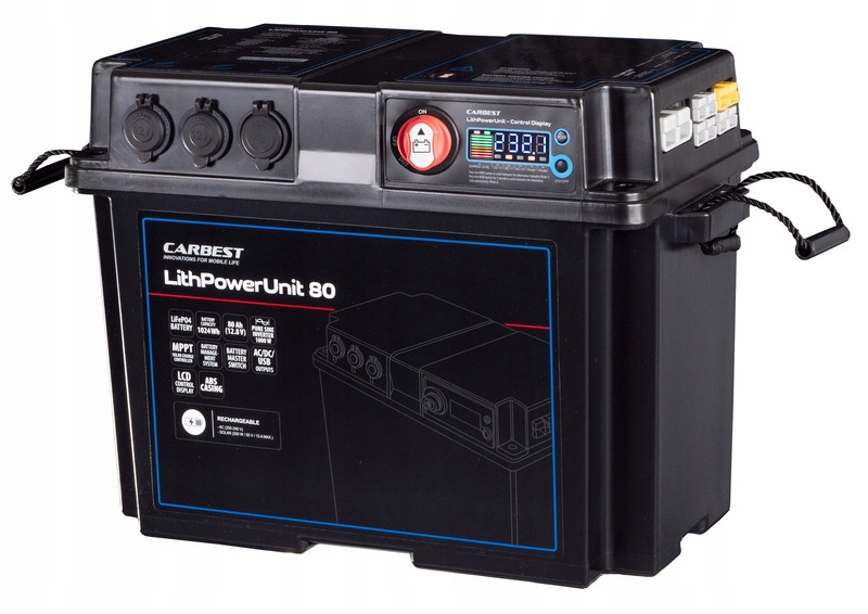 Akumulator LiFePo4 Carbest LithPowerUnit 80, 80Ah – Niezawodne źródło energii