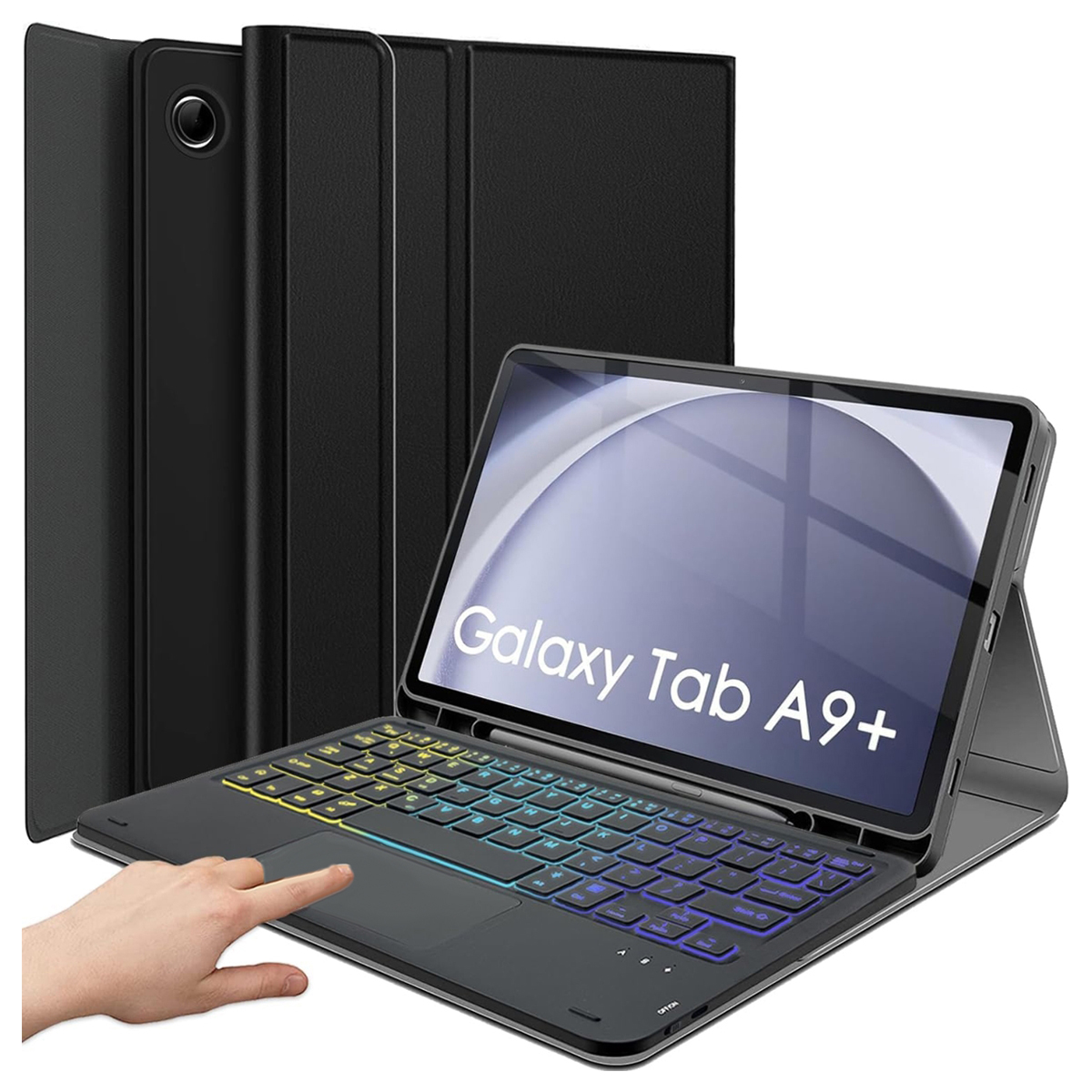 Etui z Podświetlaną Klawiaturą Bluetooth Samsung do Galaxy Tab A9+ Plus SM-X210 – Funkcjonalność i styl