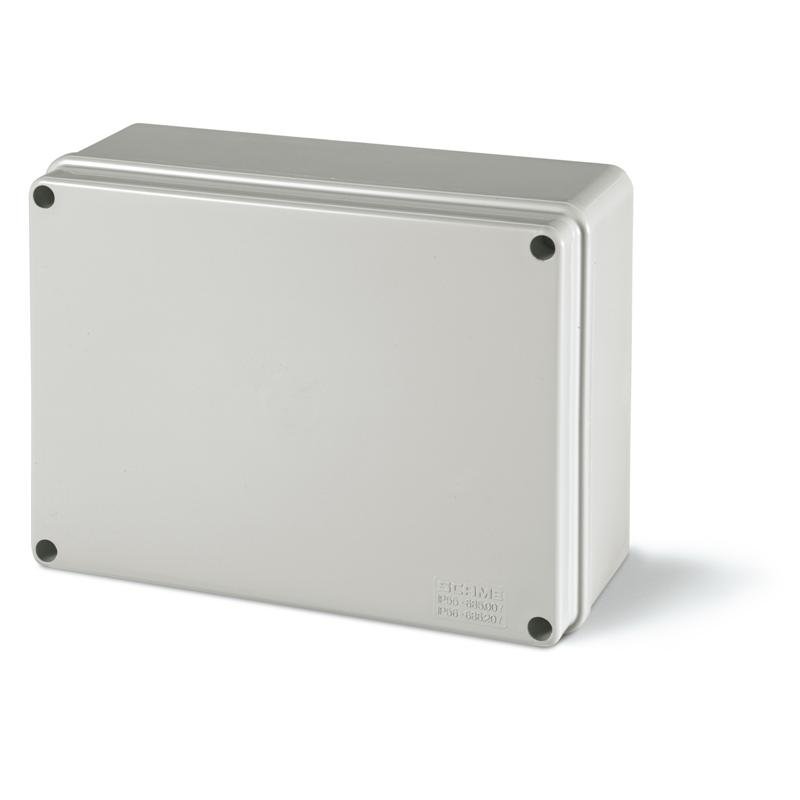 Puszka natynkowa hermetyczna IP56 452X380X130mm bez dławnic Scabox 686.211 szara – Idealne rozwiązanie do instalacji elektrycznych