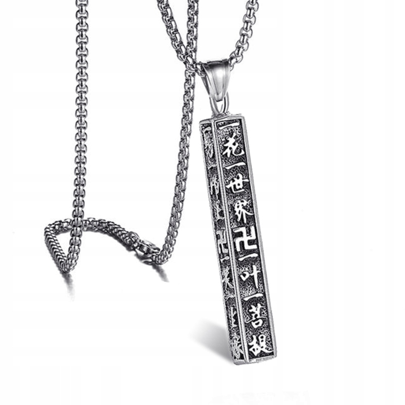 NASZYJNIK Woda Piasek Błogość AMULET Symbol 362 – Elegancja i styl dla mężczyzn
