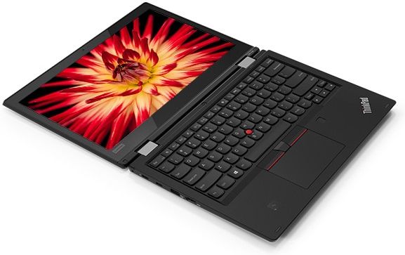 ThinkPad L380 Yoga enterprise 2-in-1, open 180 degrees