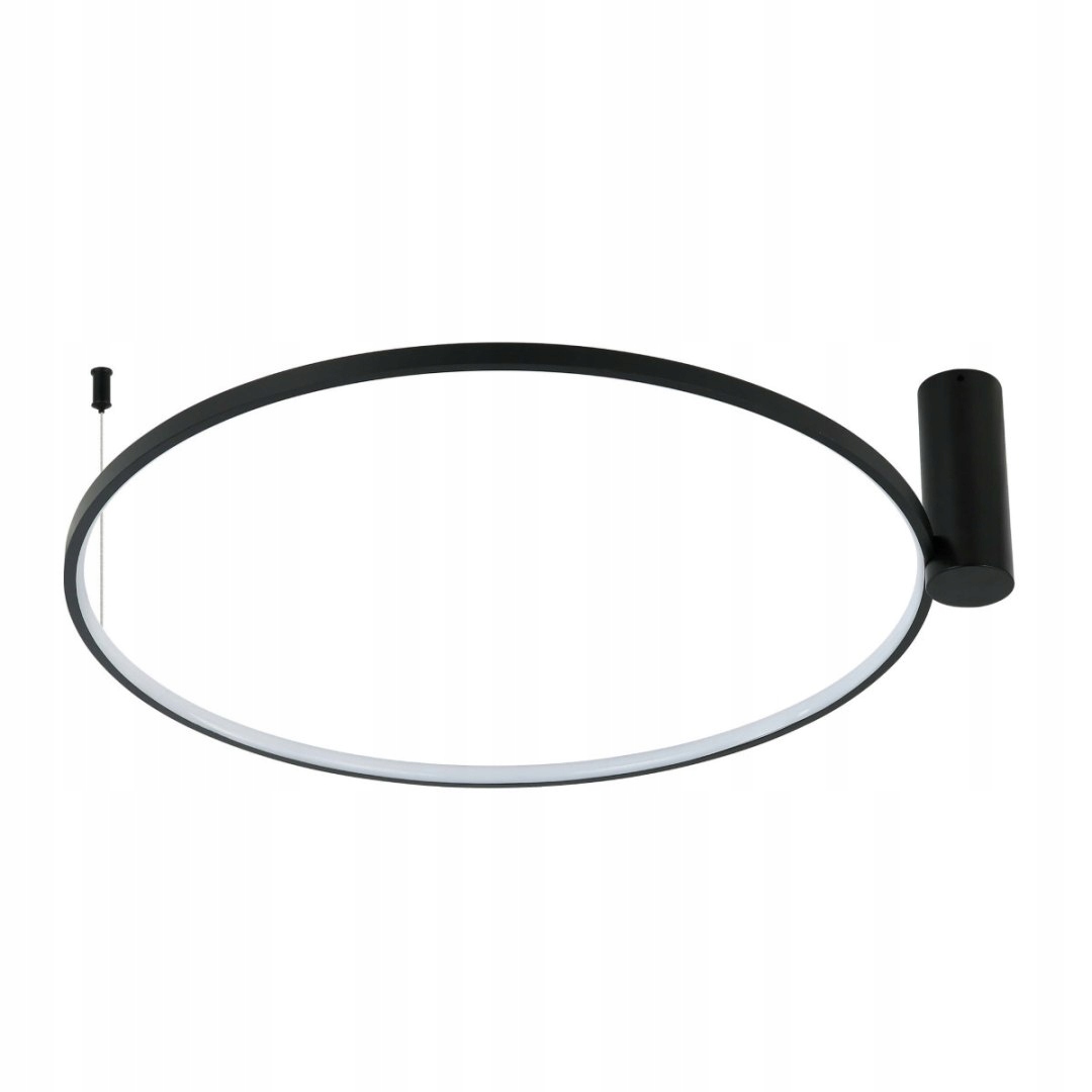 Lampa sufitowa LED RING 50W czarna CCT – Nowoczesne oświetlenie do Twojego wnętrza