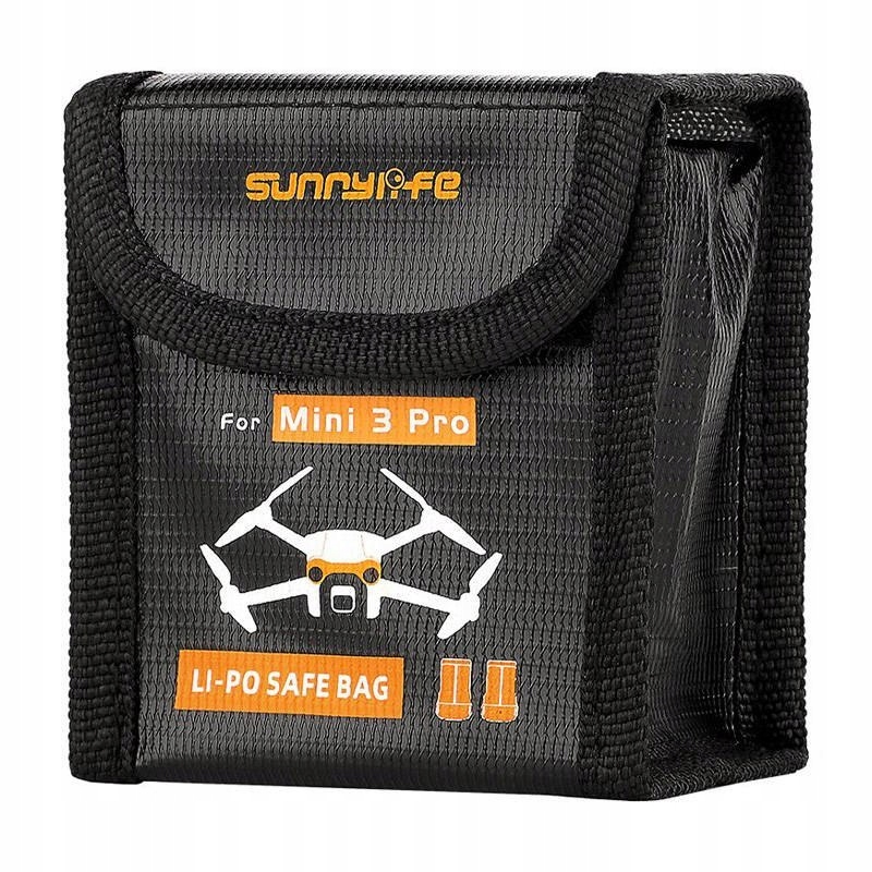 Pokrowiec etui na 2 baterie akumulatory do DJI Mini 3 Pro – Bezpieczny transport dla Twojego drona