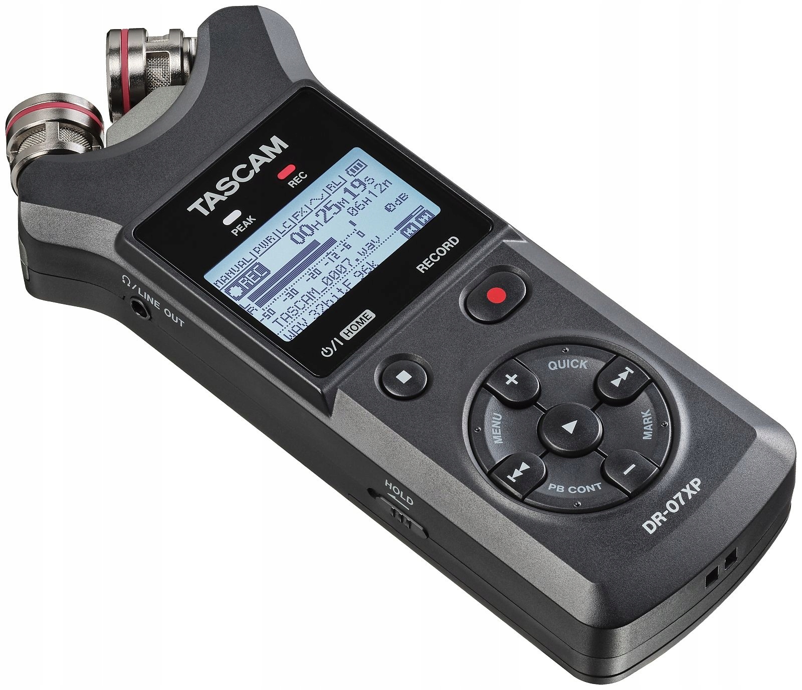 Tascam DR-07XP – Przenośny rejestrator cyfrowy z interfejsem USB
