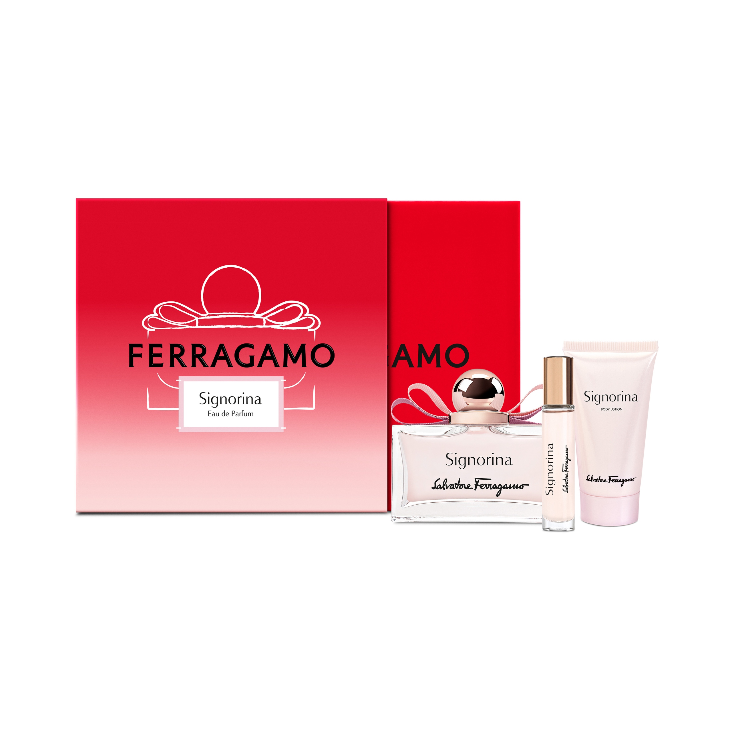 Zestaw Salvatore Ferragamo Signorina – Elegancja w trzech krokach