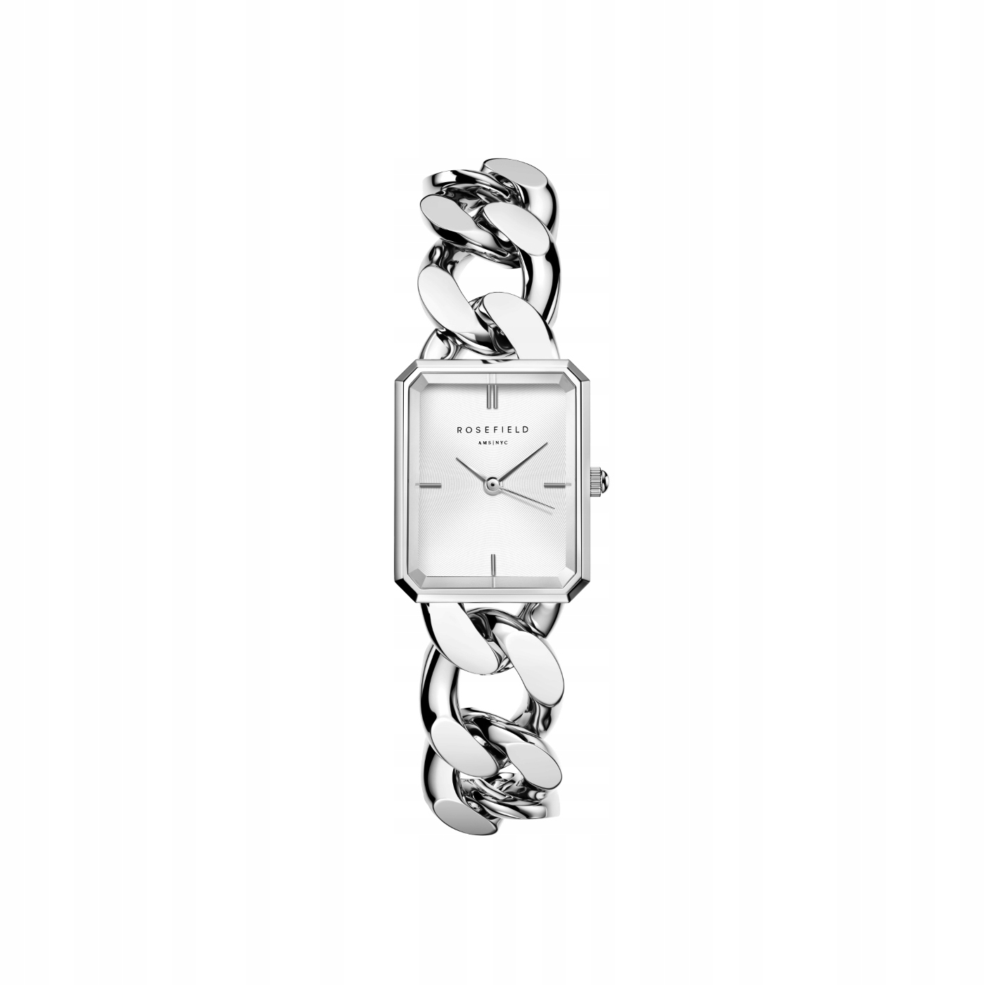 The Octagon Zegarek damski srebrna tarcza 24 mm – Elegancja na każdą okazję