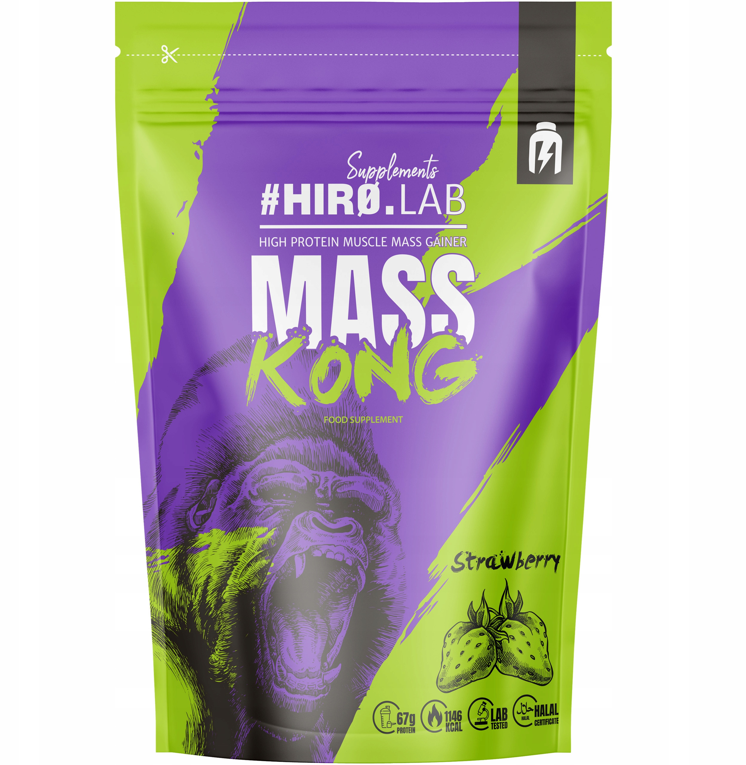 HIRO.LAB Mass Kong - 1000g – Twoja droga do zwiększenia masy mięśniowej