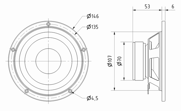 Wysoka moc znamionowa 50 W i maksymalna 80 W
