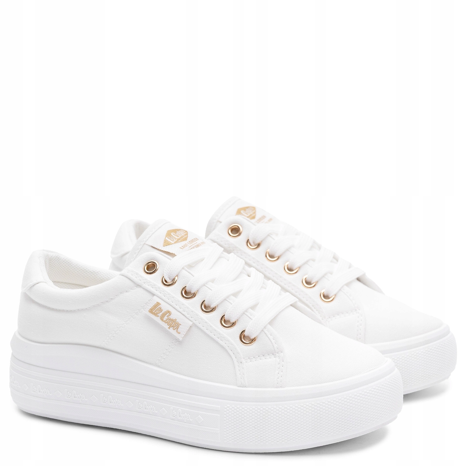 Buty damskie Lee Cooper białe LCW-26-44-4474L – Styl i komfort na co dzień