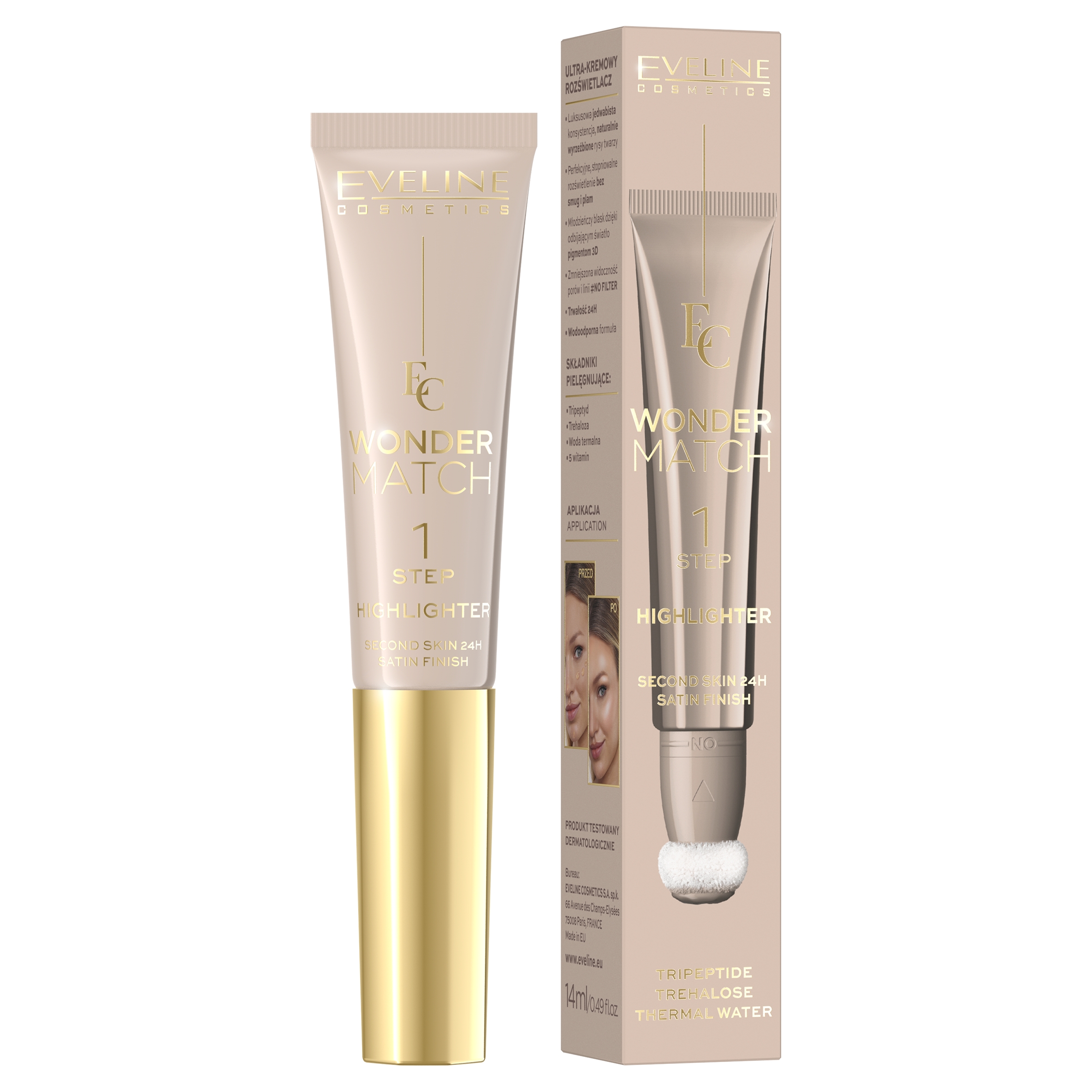 Pielęgnujące składniki aktywne w formule