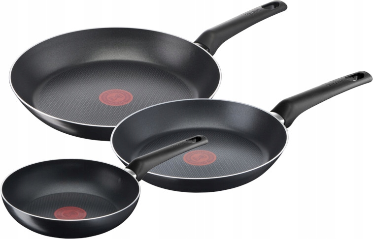Patelnia zestaw Tefal Simple 20/24/28cm – Komfort gotowania w Twojej kuchni