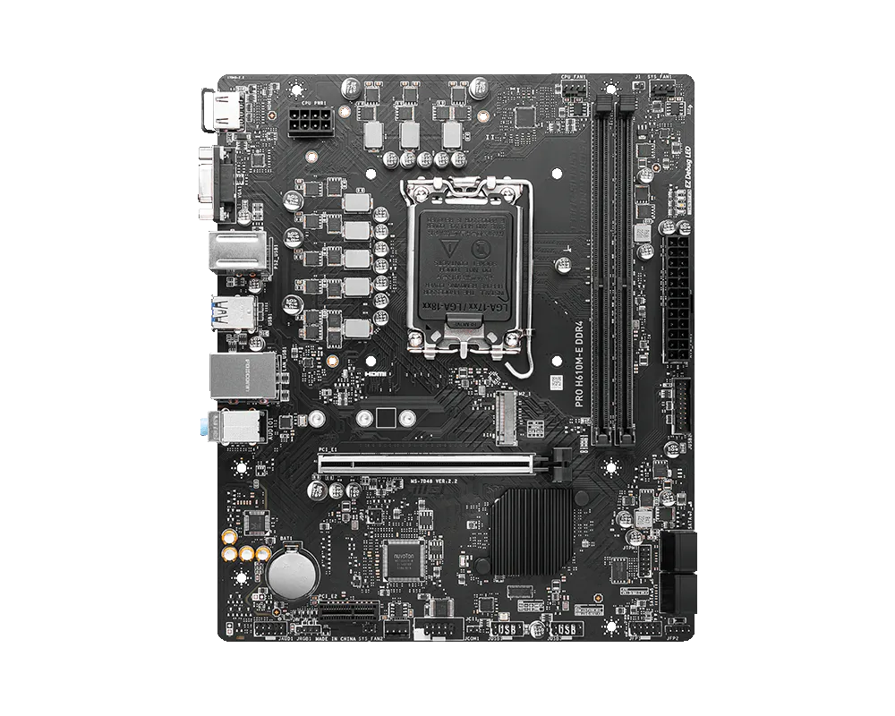 Płyta główna MSI PRO H610M-E – Solidna baza dla procesora