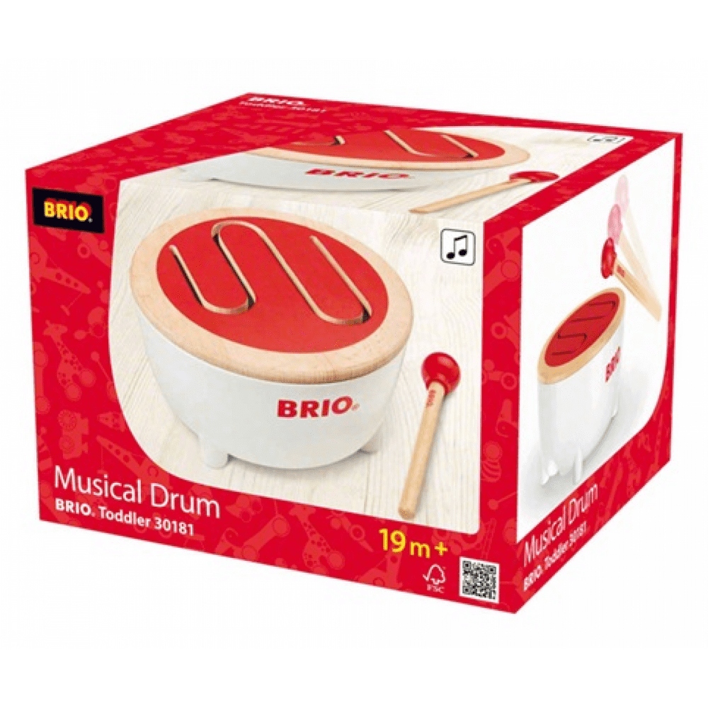 Brio Brio Infant BRIO muzikinis žaislas Drum – Muzyczna przygoda dla najmłodszych