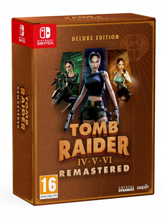 Tomb Raider IV-VI Remastered Starring Lara Croft: Deluxe Edition – Klasyka gier akcji na Nintendo Switch