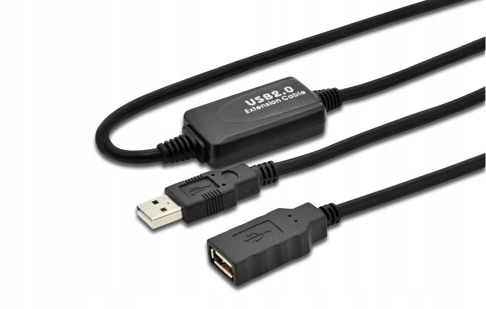 Aktywny kabel USB 2.0 z wbudowanym wzmacniaczem
