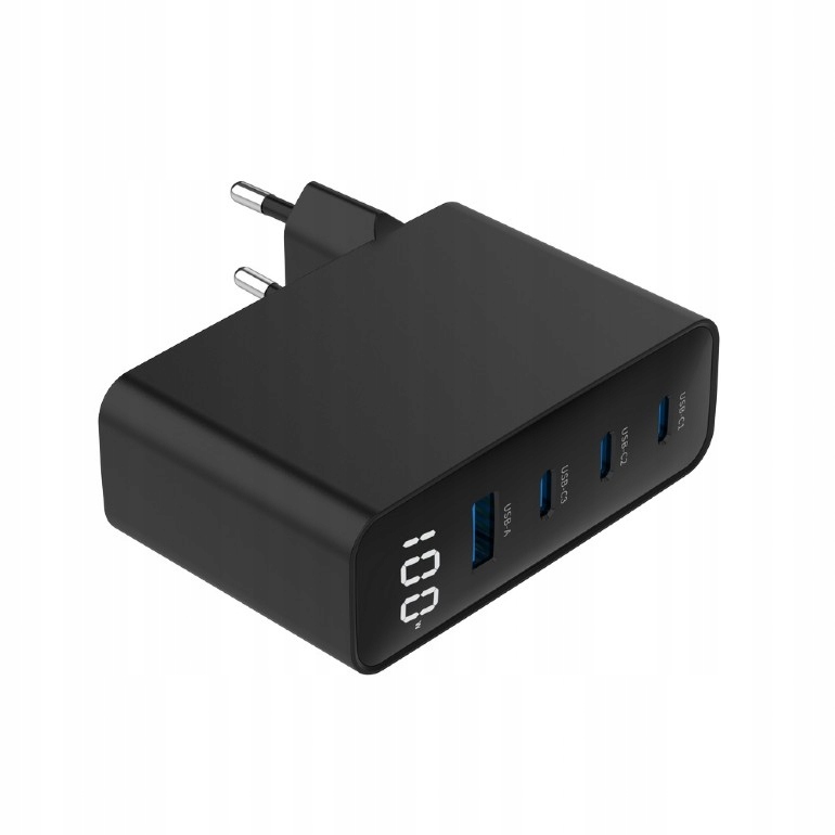 Cztery porty do jednoczesnego ładowania – USB-C i USB-A