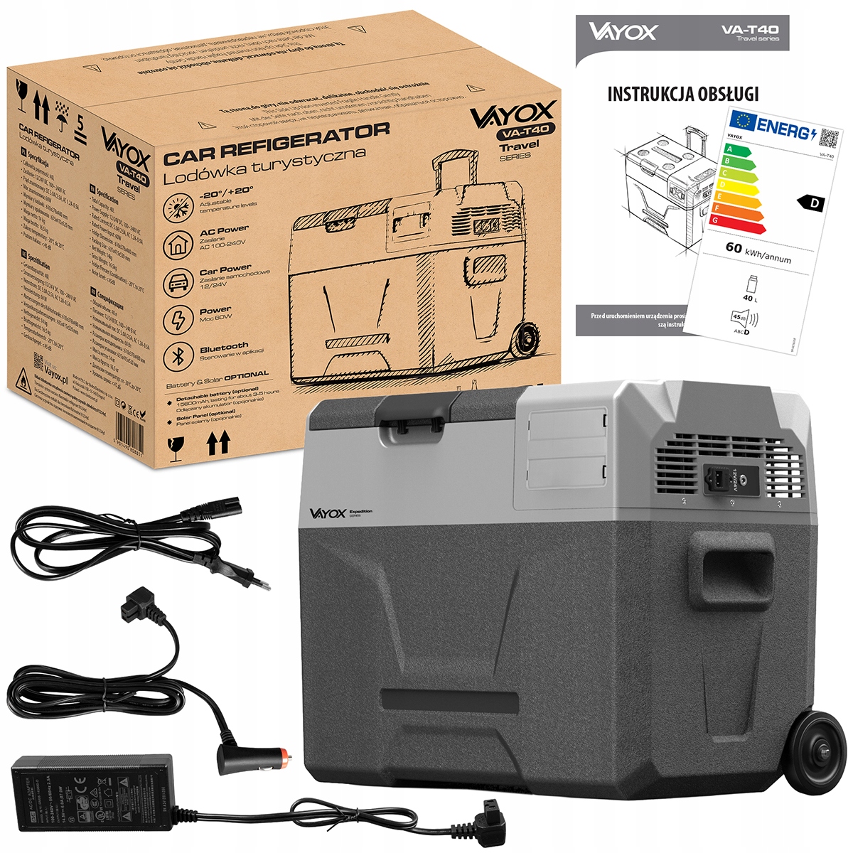 Zasilanie DC 12/24V oraz AC 220-240V – Wszechstronność w każdym miejscu