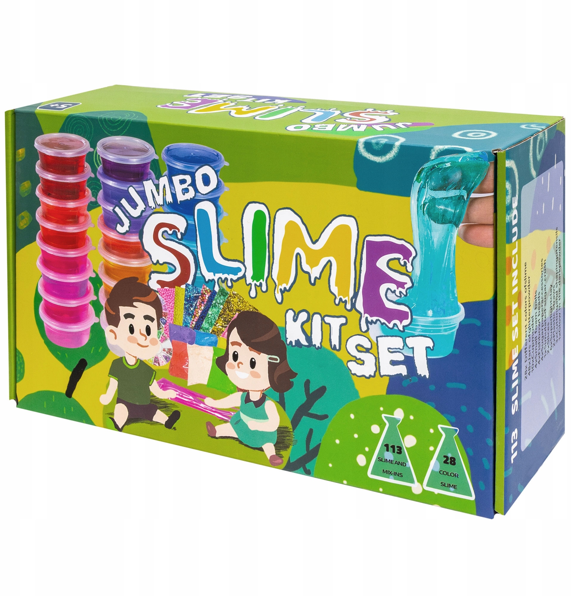 Jumbo Slime Kit – Kreatywne Tworzenie Kolorowych Slime'ów