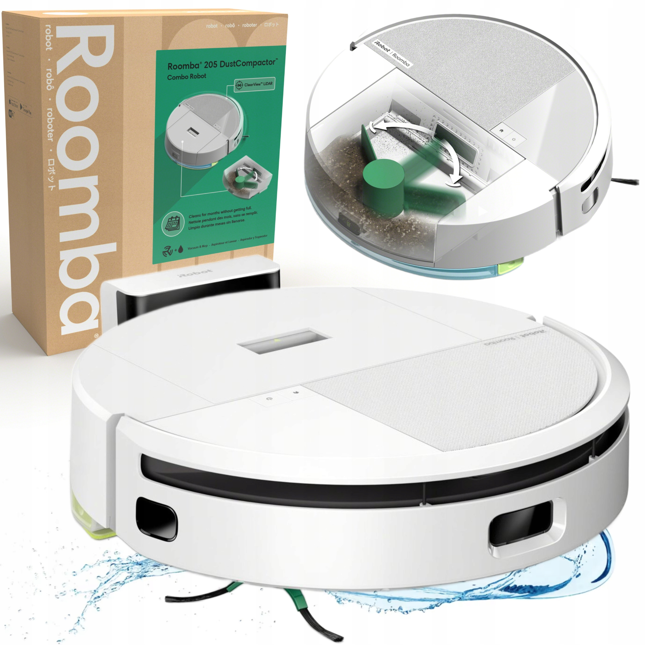 Robot sprzątający iRobot Roomba 205 DustCompactor – Nowoczesne rozwiązanie do sprzątania