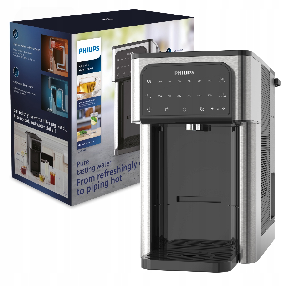 Hama Philips Stacja wody All-in-One ADD5980S/58 – Nowoczesne rozwiązanie dla Twojego domu