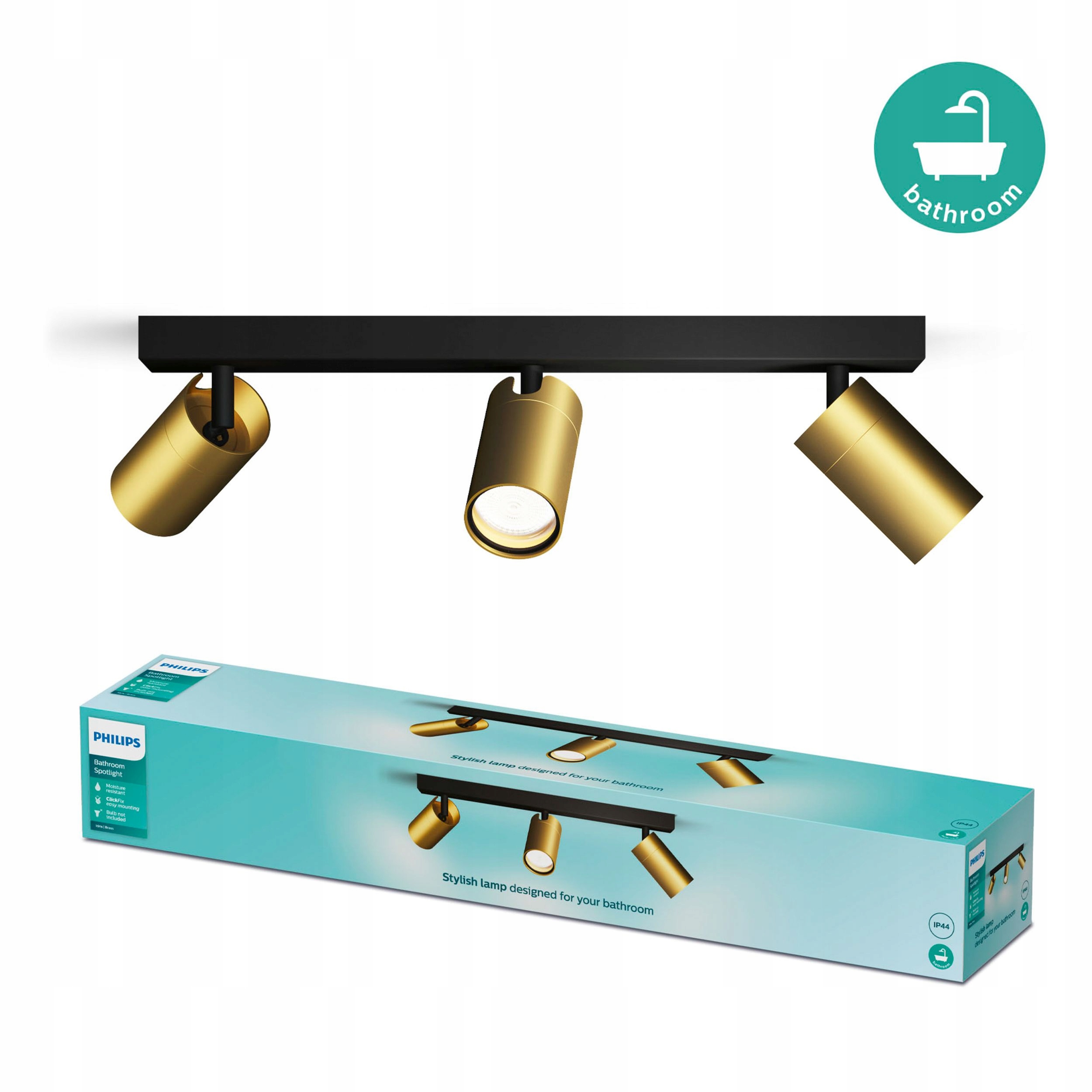 Reflektor sufitowy SPOTLIGHT IDRIS SPOT 3X5W GU10 IP44 – Eleganckie oświetlenie do Twojego wnętrza