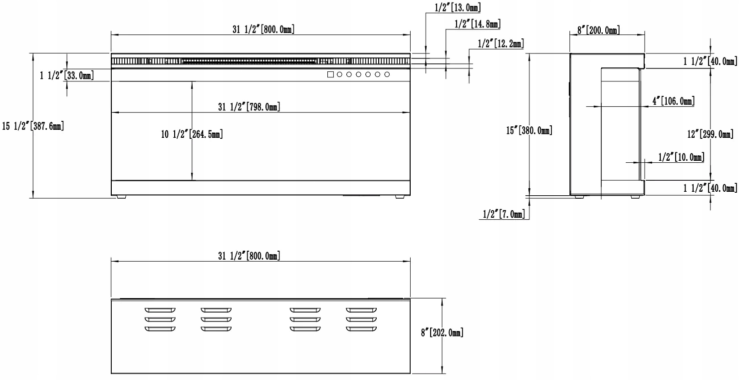 Realistyczny efekt płomienia z technologią AFLAMO PLUS