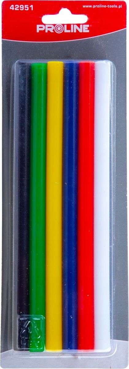 Klej w laskach kolor, 11mm, szt. 12*200mm, karta, Proline – Idealny do Twojego domu