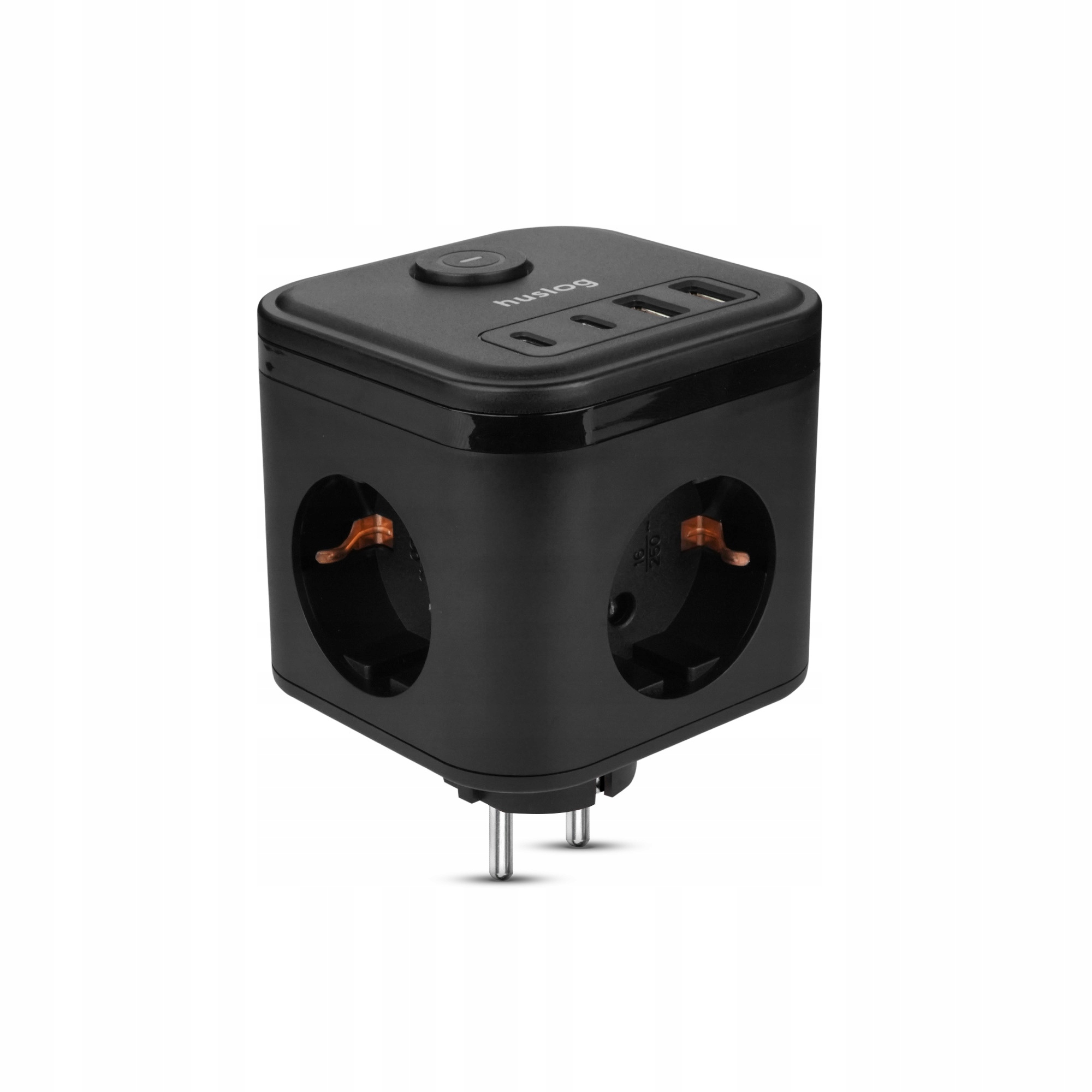 Huslog Przedłużacz Kostka HUS1050 – Kompaktowe rozwiązanie zasilające