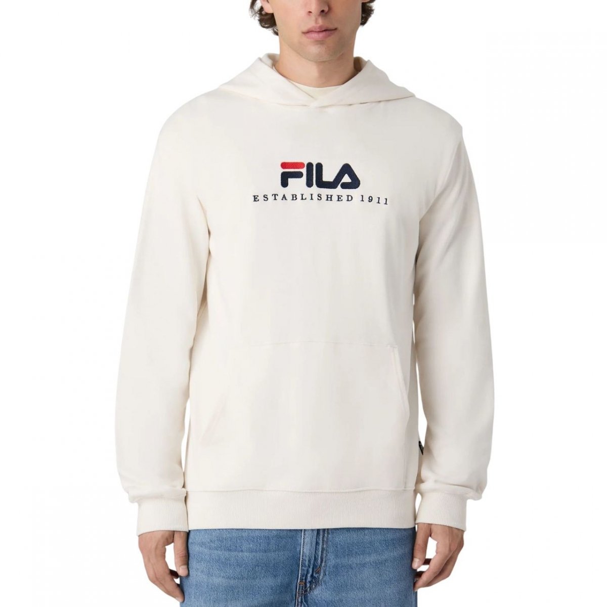 Bluza z kapturem Fila Valsera kremowa FAU0227 10010 L – Komfort i styl na co dzień