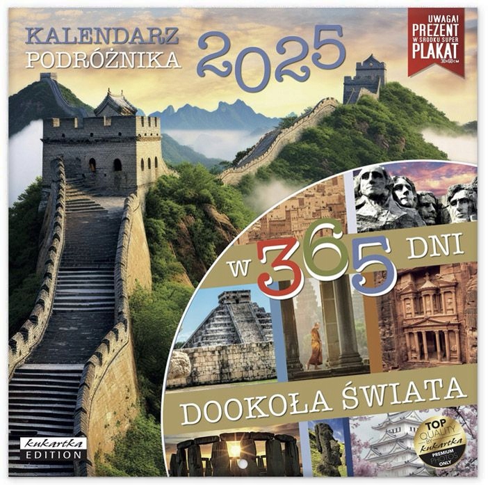 Kalendarz 2025 Ścienny Classic 365 dni dookoła – Idealny wybór na nowy rok