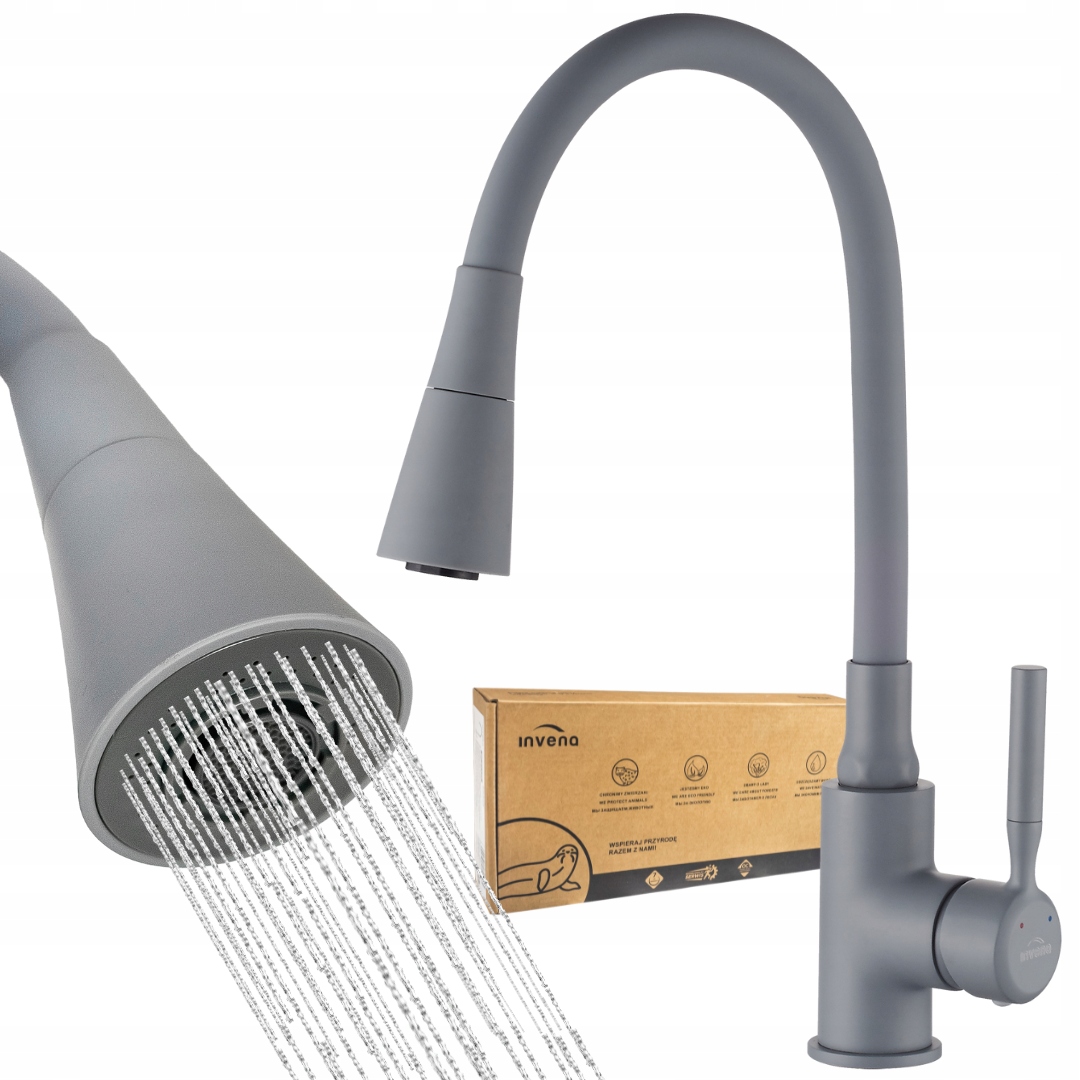 Elastyczna wylewka z dwoma rodzajami strumienia