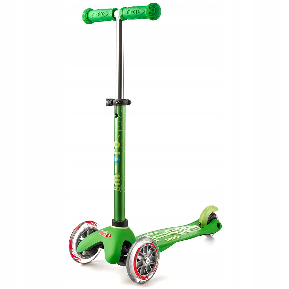 Micro Trójkołowa hulajnoga/jeździk Mini 3w1 Deluxe Green – Idealny wybór dla najmłodszych