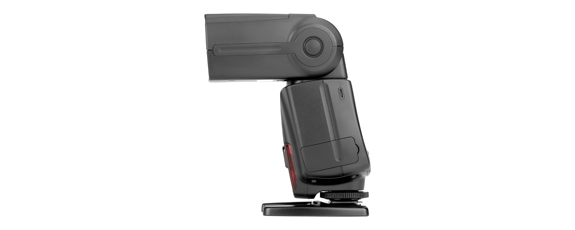 Lampa błyskowa Yongnuo YN560 IV Negative Display - widok z boku