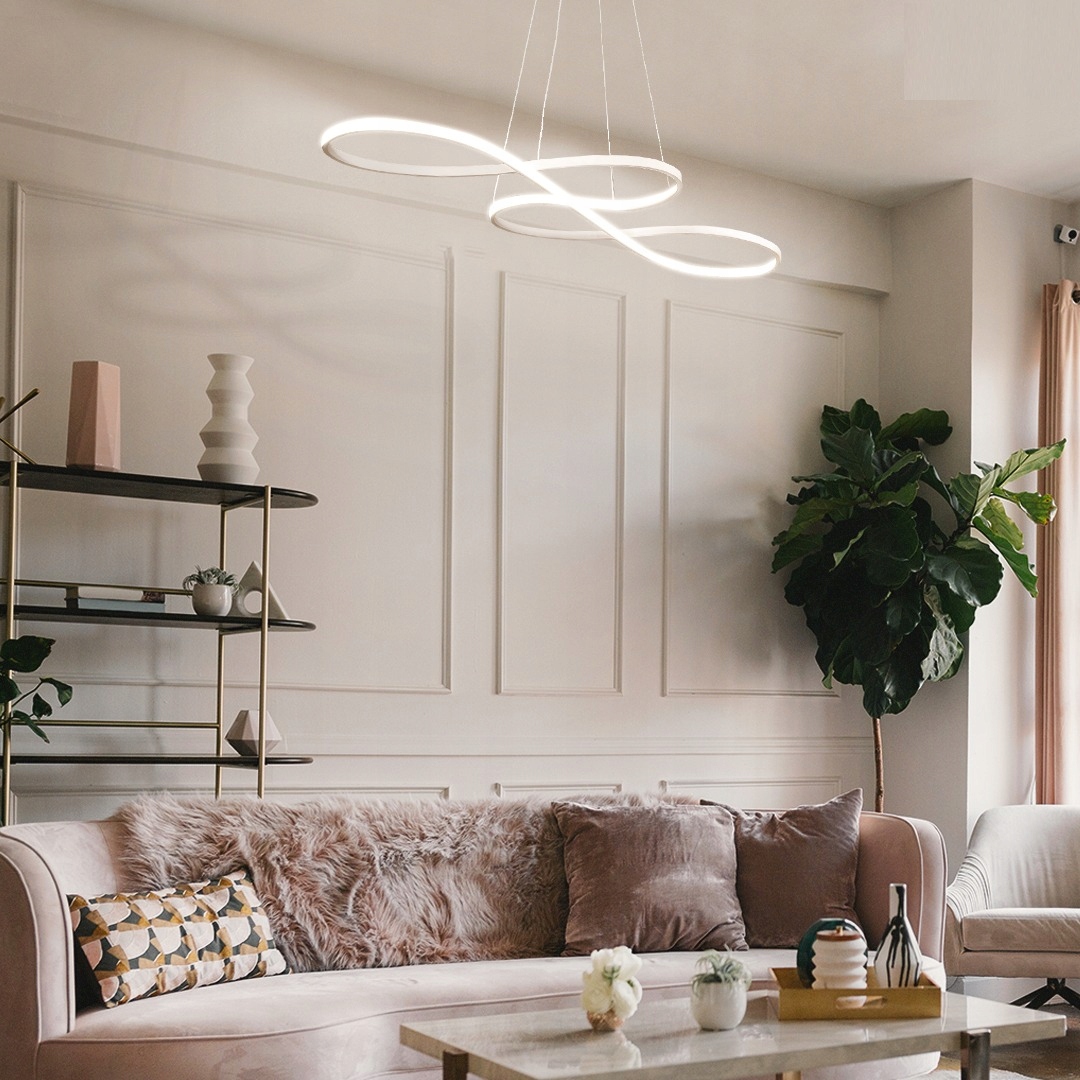 Salonowa lampa wisząca 839 Domeno LED 60W – Elegancja i nowoczesność w Twoim wnętrzu