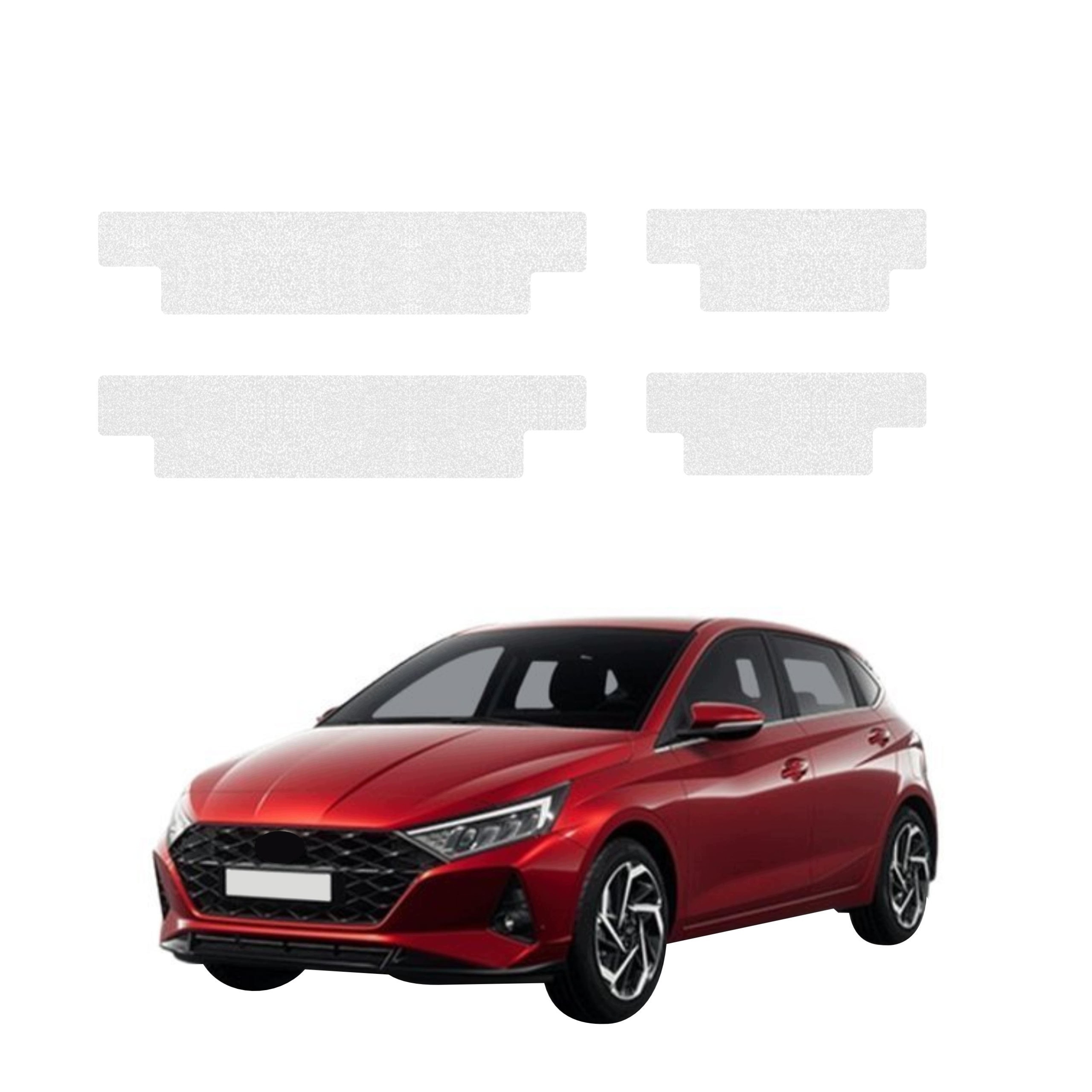 Bezbarwna powłoka techniczna HeavyDuty Clear na progi do Hyundai i20 (2023-2026) – Ochrona na najwyższym poziomie