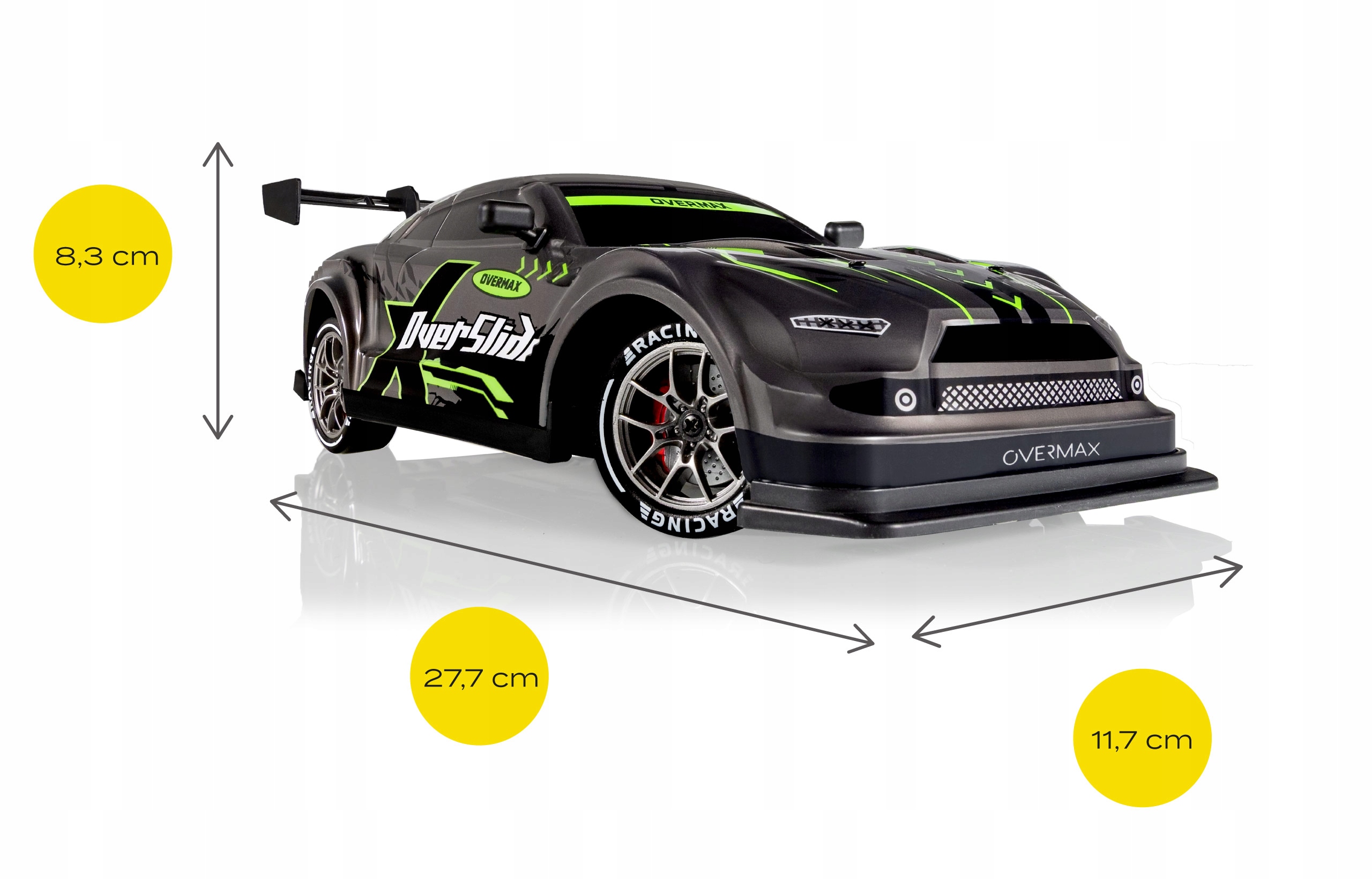 Dynamiczne driftowanie i wyścigi z prędkością 20 km/h