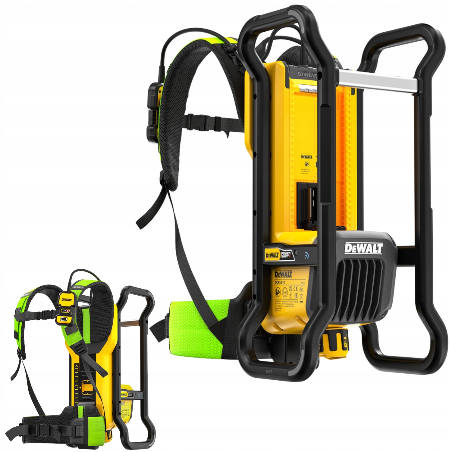 DEWALT POWERSHIFT BACKPACK VIBRATOR FOR CONCRETE DCPS310N – Wydajność i komfort pracy