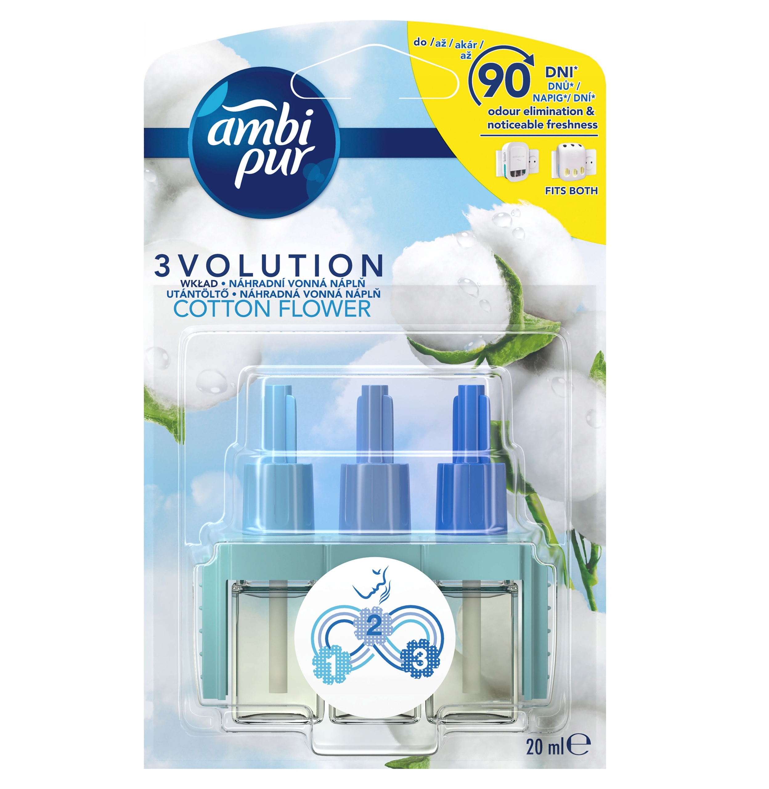 Wkład zapasowy 3Volution Cotton Flower – Świeżość bawełny w Twoim domu
