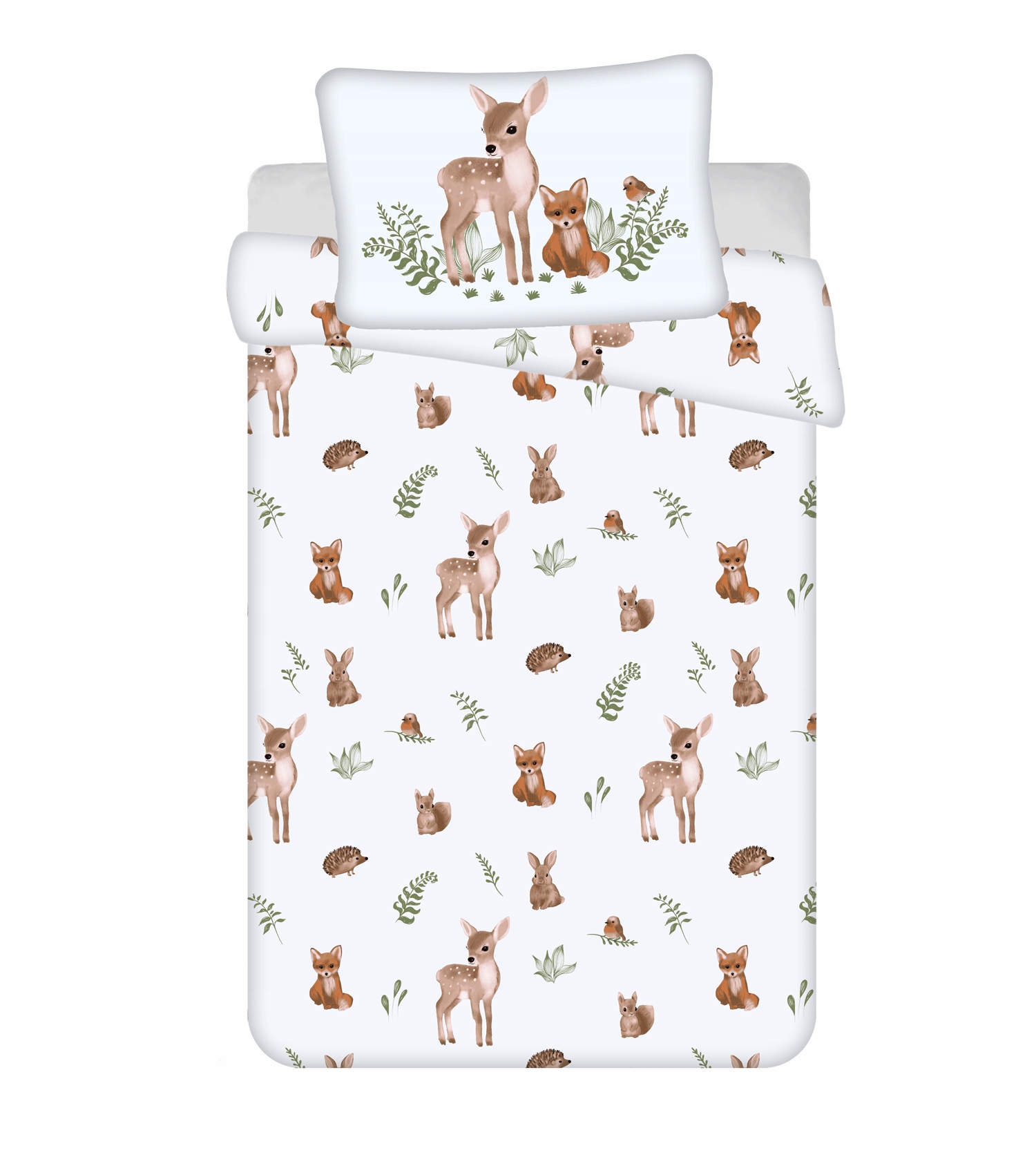 Komplet pościeli Jerry Fabrics vaikiškas patalynės komplektas Forest animals – Komfort i styl dla Twojego dziecka
