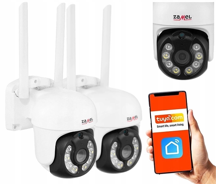 Funkcjonalność PTZ – Zdalne obracanie kamery dla lepszego zasięgu