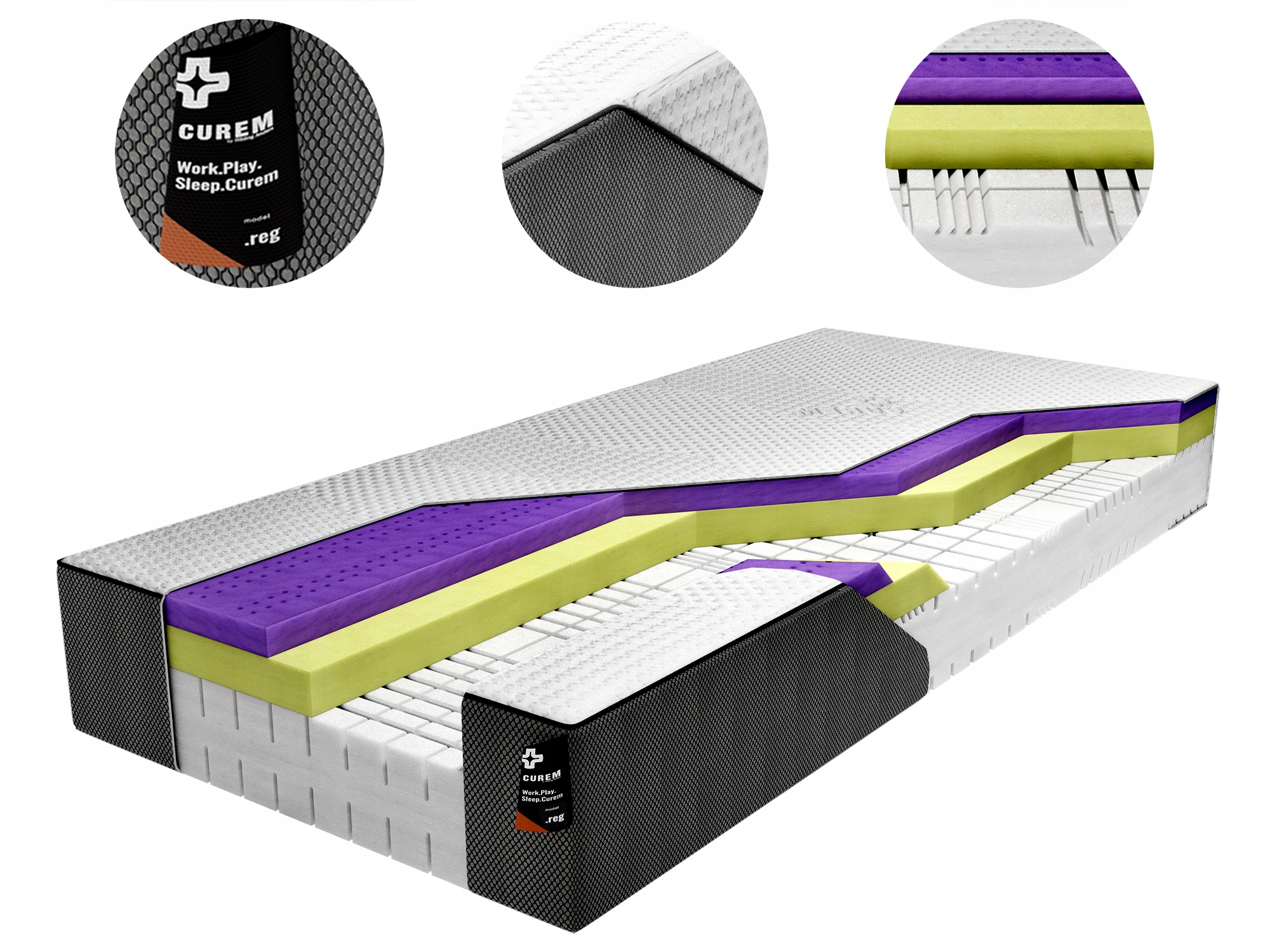 Innowacyjne połączenie pianek Visco, Fusion i Serene