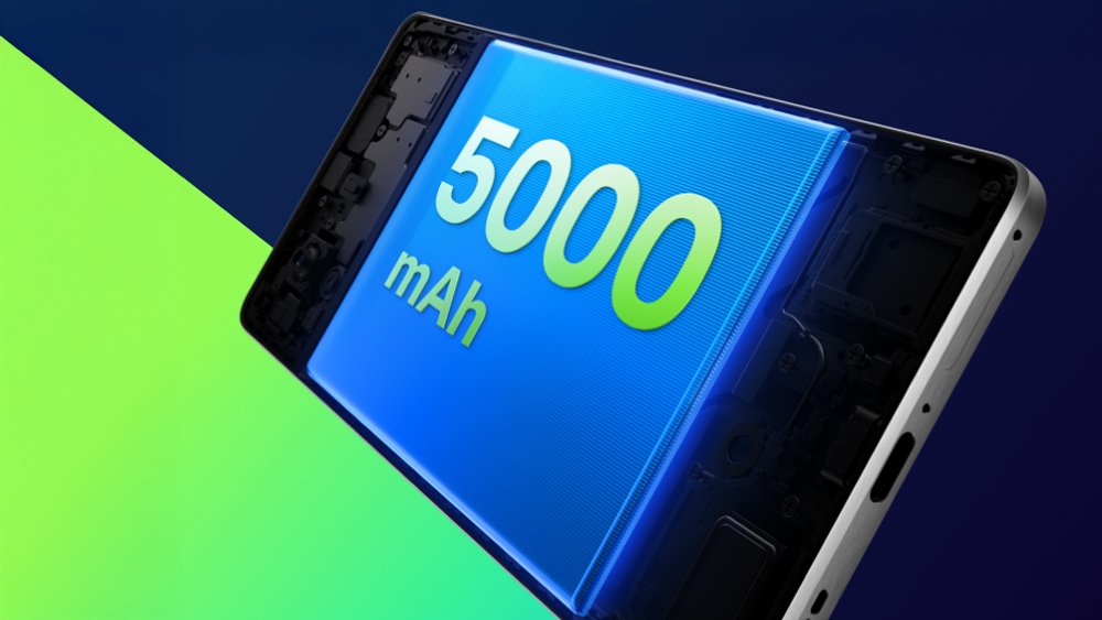Potężna bateria 5000 mAh z szybkim ładowaniem 18W