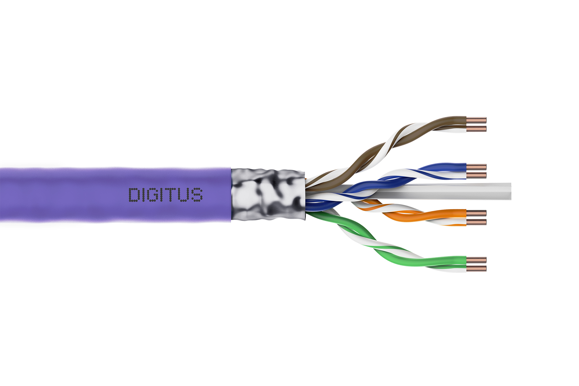 Kabel teleinformatyczny instalacyjny DIGITUS kat.6 – Wydajność i jakość połączenia