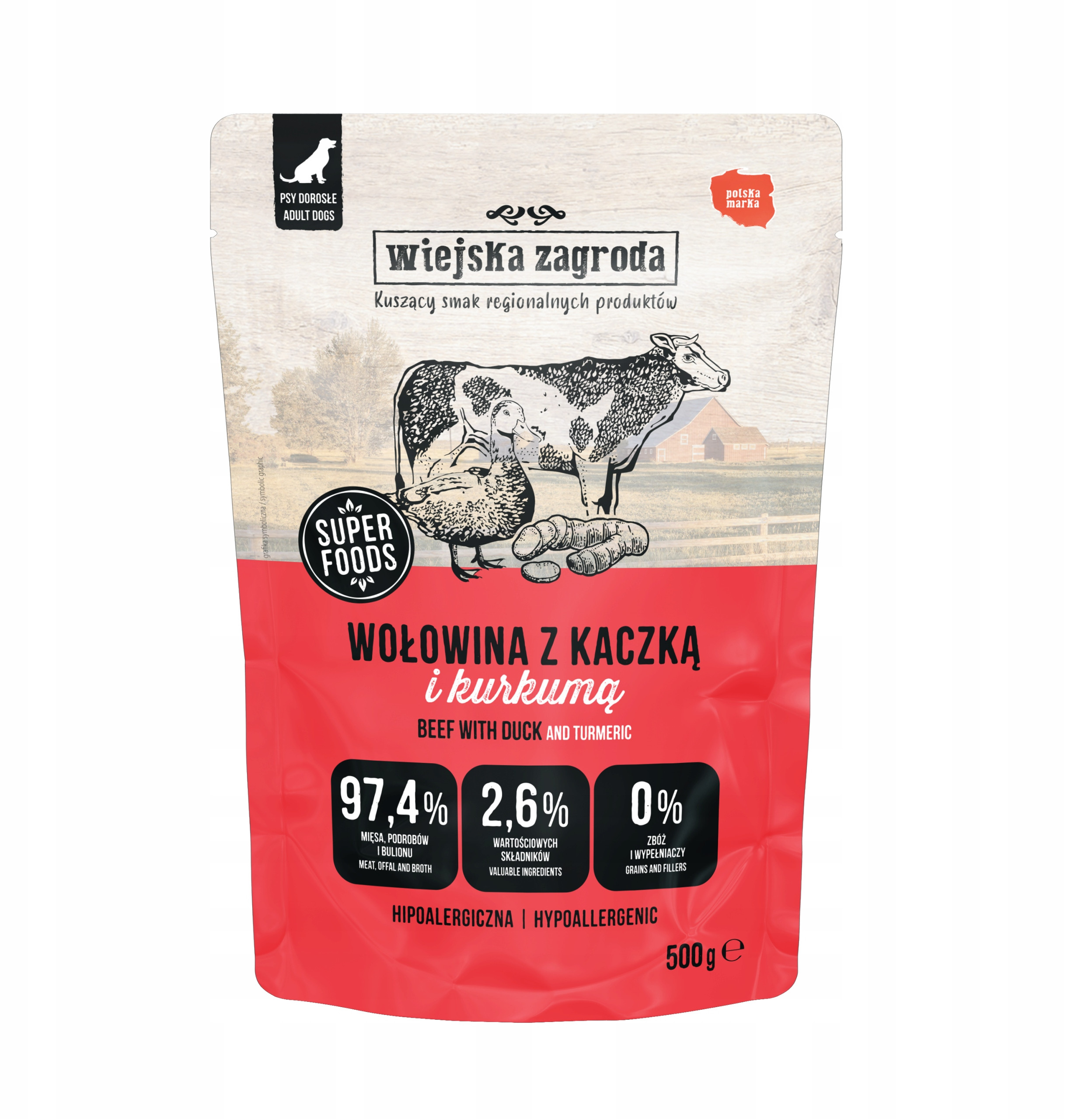 Wygodne opakowanie 500g – Świeżość w każdej porcji