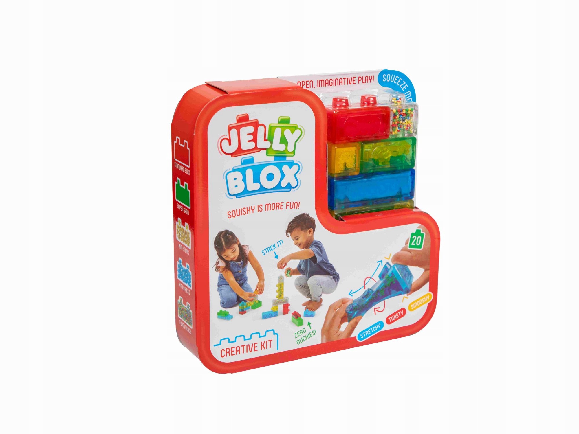 Goliath GOLIATH Miękkie klocki Kreatywny zestaw Creative Kit Jelly Blox – Bezpieczna zabawa dla najmłodszych