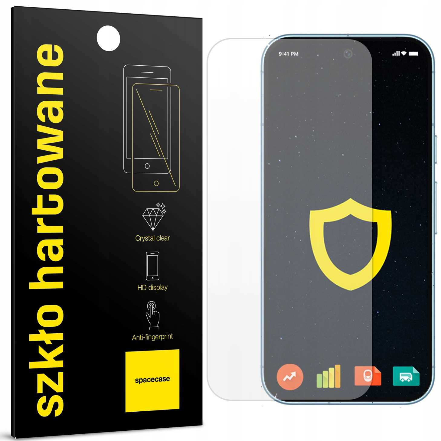 Szkło hartowane SPACECASE Glass 2.5D do Google Pixel 9 Pro XL – Ochrona na najwyższym poziomie