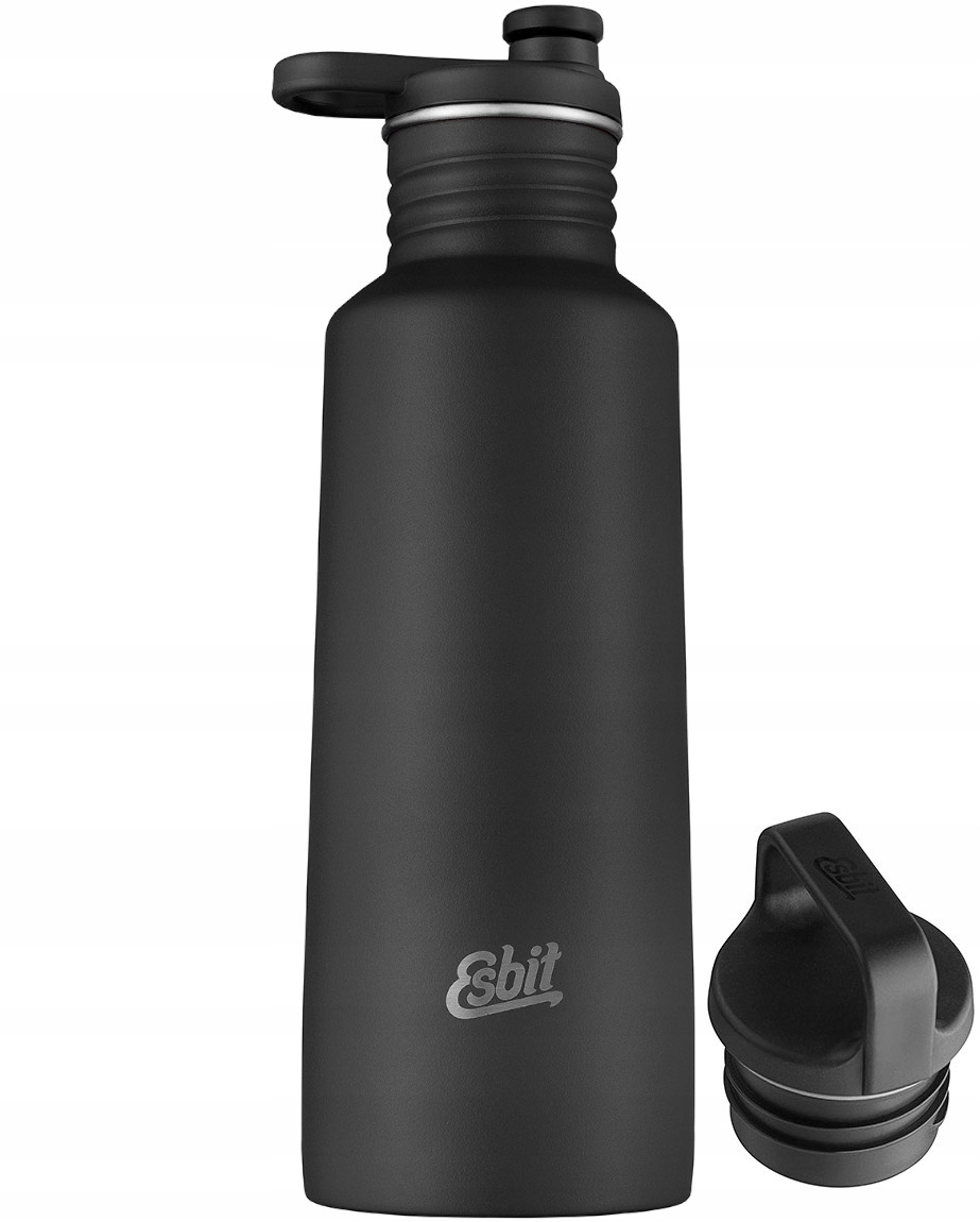 Butelka turystyczna Esbit Pictor Sports Bottle 750ml - czarna elegancja na każdą wyprawę
