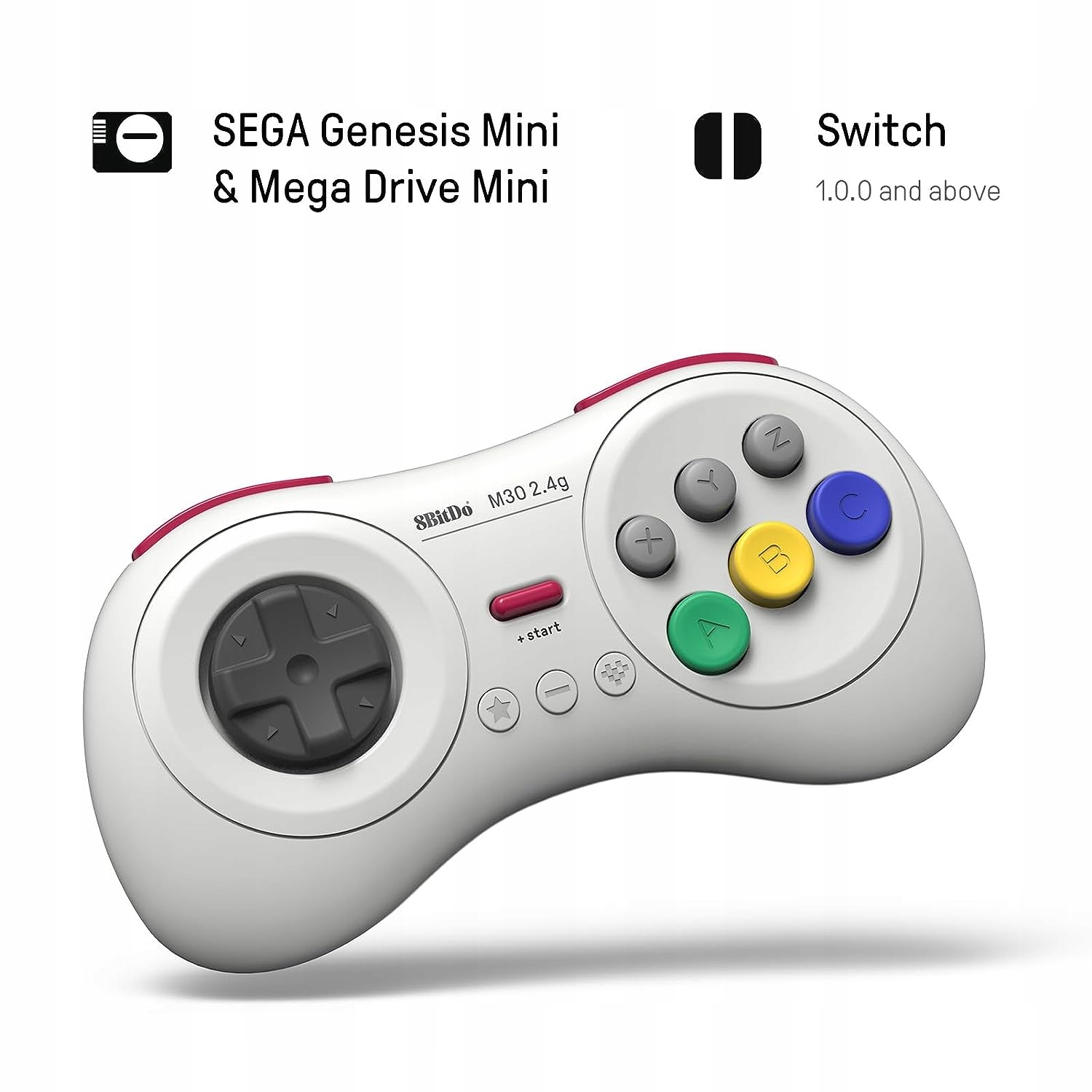 Kontroler do gier 8BitDo M30 2.4G – Idealny wybór dla fanów SEGA Mega Drive Mini
