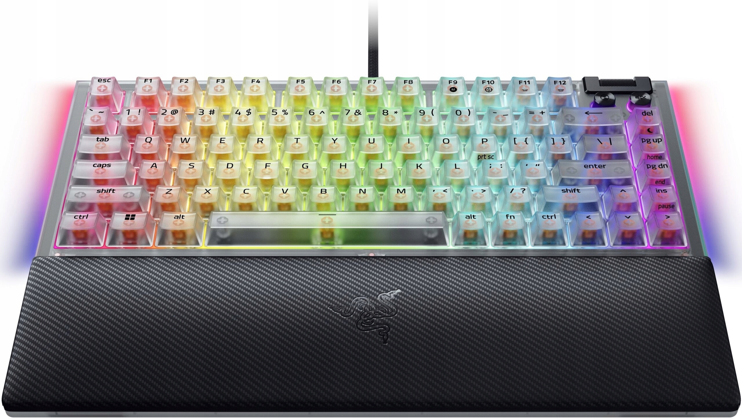 Razer Hot-swappable Mechanical Gaming Keyboard BlackWidow V4 75% – Klawiatura do gier w nowym wydaniu
