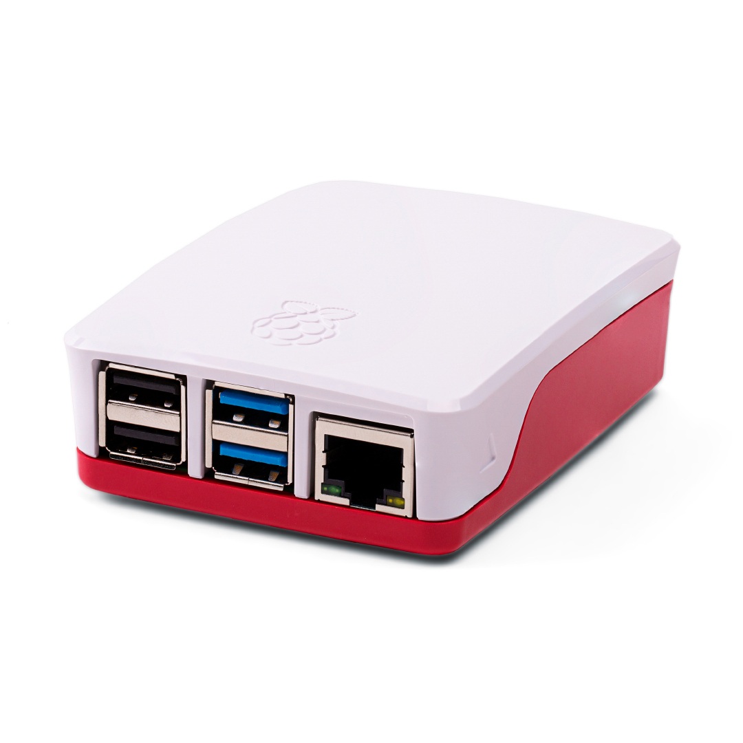 Oficjalna obudowa do Raspberry Pi czerwono-biała
